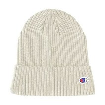 챔피온 스몰 로고 니트 겨울 비니 화이트 와치캡 590-002A