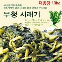 [대용량 10kg] 직접 재배 국내산 유기농 무청 시래기 심이섬유 무청시래기 시래기국 양구시래기 건나물 배추우거지 우거지 우거지시래기 배추시래기 말린시래기 얼갈이배추 삶은시래기, 10kg, 1개