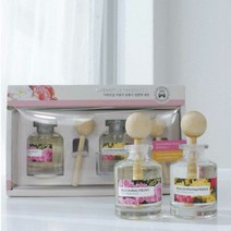 [KT알파쇼핑]더 허브샵 자동차 송풍구 방향제 세트 40ml+40ml 퍼퓸 실내 발향, ..트40ml/블루밍피오니+잉글리쉬페어&프리지아