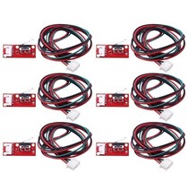 기계식 엔드 스톱 리미트 스위치 프레스 모듈 6 개 3D 프린터 Makerbot Prusa Mendel Reprap Cnc Arduino ga 2560 1280, 빨간