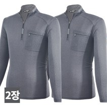 워킹맨 아울렛 2장세트 봄 가을용 기능성 스판티셔츠 작업복 현장복 등산복 아웃도어 티셔츠 빅사이즈 A218