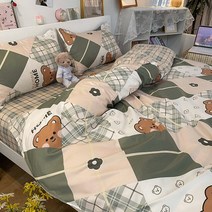 자동차 트위터 스피커 커버 킷 세트 차량용 카 몰딩 호환 3/4PC 이불 커버/이불 커버 침구 침대 시트 싱글, 03 003_02 Twin 4pcs big sheet