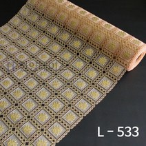[한양레이스] 레이스깔개 장식장레이스 식탁보 테이블커버 L-533