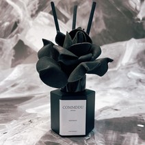 꼼뚜 블랙로즈 명품 차량용 디퓨저 방향제 새차 생일 선물, 동백꽃, 꼼뚜고급선물포장