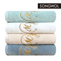 송월타올 울리W30 수건, 블루, 1장