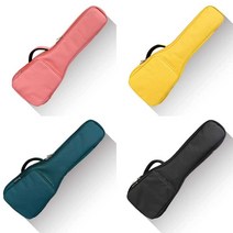 우쿨렐레가방 수납 방수 케이스 소프트 커버 휴대용, 블랙26인치A