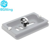 삼각대 플레이트 퀵릴리즈 퀵슈 10x 1/4 "인치 SLR 카메라 나사 D-링 삼각대 모노 포드 마운트 어댑터, 02 Metal stainlesssteel