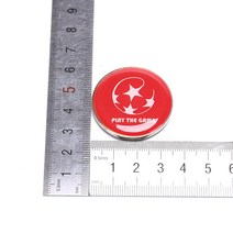 1 pc 스포츠 pvc 축구 챔피언 탁구 경기를위한 에지 파인더 동전 던지기 심판 사이드, 없음