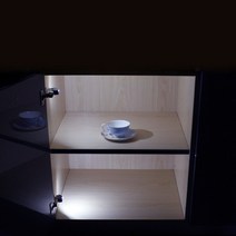 LED 백색 주황 조명 씽크대 옷장등 경첩 건전지포함