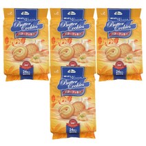 BISCAFUN 버터쿠키, 165g, 4개