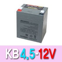 아트라스비엑스 한국아트라스BXKB4.5-12 12V4.5AH무누액밀폐형축전지 한국 3W4ACB94, 1개, 해당 상품 선택하기
