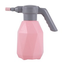전동 분무기 스프레이건 자동 소독 원예 농업용 전기 화분 농약치는기계 전기 정원 분무기 물을 캔 3l2l 용량 식물 32, 핑크 2리터