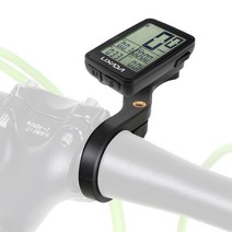 Lixada USB 충전식 무선 자전거 사이클링 컴퓨터 속도계 주행 거리계 마운트 홀더, 1개, Bike Computer with Mount Holder