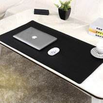 무지 사각 책상 매트 노트북 장패드 ( 90 X 45 cm ), 블랙