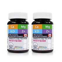 힐링팩토리 산호칼슘 앤 마그네슘 아연 비타민D 117.45g, 90정, 2개