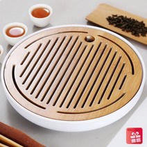 tea tray FQ533 고급 원목 차판 차탁 차반 차트레이 퇴수기 세트, 1세트