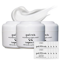 지아자 산양유 나이트크림 50ml x 3p + 나이트크림 2ml x 10p, 3세트