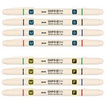 자바펜 OHP 수성팬 MF, MF/레드, 1타 12개입