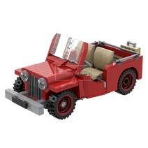 호환블럭 크리에이터 10258 Jeep Wills 지프 윌스 자동차 MOC-34762 창작 신제품