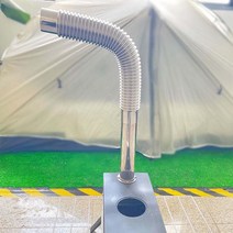 목재 스토브 파이프 스토브 파이프 굴뚝 야외 캠핑 목재 화재 스토브 난방 난로 보일러 배기 파이프 벤트 호스, 한개옵션0