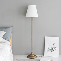 우아하고 부드러운 패브릭 쉐이드 키 큰 램프, 5. 우아한 건메탈