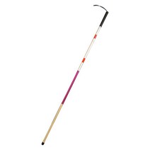 GHSHOP 휴대용 접는 이동성 지팡이 걷는 지팡이 손목 스트랩이있는 편안한 경량 4 섹션 시각 장애인을위한 조정 가능한, 알루미늄 합금, 단단한 고무 베이스