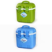 혀누닷컴 캠핑 미니 아이스박스 15L 소형 휴대용 차량용 야외용 26 30 리터 중형 어깨끈 이동식, 15리터, 블루