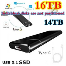 NAS 시놀로지나스 구축 서버새로운 m.2 16 테라바이트 14 외장 SSD 2 모바일 솔리드 스테이트 하드 드라이, 01 2TB-red