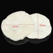2 개/대 테리 천 모직 양털 연마 보닛 버퍼 230mm 패드 9/10 인치 자동차 페인트 케어 왁싱 폴리 셔