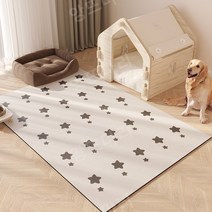 반려견 매트 미끄럼방지매트 애견카페트 펫러그 반려견장판 롤매트, 120x140cm, 회색 별