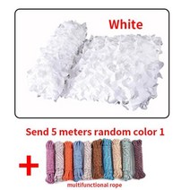 루프 탑 텐트 더블 레이어 보강 훈련 네트 커버 자동차 천막 멀티 사이즈, white+1.5x3m
