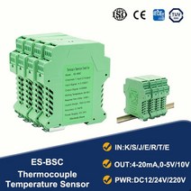 열전대 온도 트랜스미터 K S J E T R 타입 입력 4-20mA 0-10v 출력 온도 변환기 센서, 14 R 0-400C input