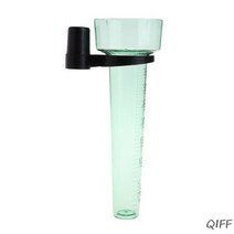 우량계 강우량계 실외 강수 측정 농사 기상 정원 물 지상 mar28 용 폴리스티렌 레인 게이지 최대 35mm 도구 95