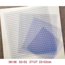스케치 밑줄자 비율자 간격자 그리드 그림 그리드자, 1.8 줄간격, 사각선자 38×38