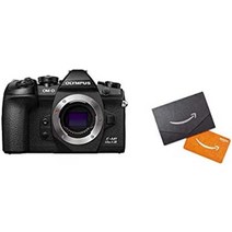 올림푸스 om-d e-m1 마크 iii 블랙 카메라 바디와 150 상당의 amazon.com 기프트 카드, 본체기프트 카드 포함 키트