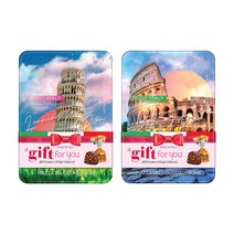 성풍 [위토스] 골든초콜릿 틴케이스 1+1개[피사의사탑/콜로세움], 위토스 콜로세움1+1개