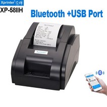 XPRINTER 송장 프린터 택배 라벨기 라벨 출력기 프린터기 xprinter 58mm 테이크아웃 블루투스 pos 쇼핑몰 레스토랑 케이터링 산업용 소형 티켓 영수증 열전사, 58iih USB 블루투스, 나는 플러그, 1개