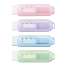 [코리아스퀘어] 스테들러 슬라이딩지우개 525 파스텔, 리필 파스텔하늘