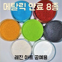메탈릭 안료 컬러 펄 피그먼트 100g / 국산, 블랙, 100ml, 1개