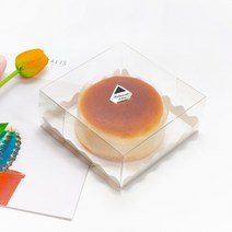중앙패키지 투명 치즈케익 타르트 투명 PET 박스(+물결받침) 10개