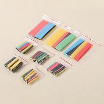 열수축 고무 튜브 전선 보호 커버 연결 관 164pcs, 단품