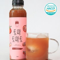 국내산 토마토와 사과로 만든 원웰빙 올바른 토마토주스 토마토즙 500ml 2병