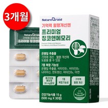 고함량 징코 프리미엄 손발저림 혈액순환제 은행잎추출물 함유, 3박스, 30정