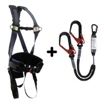 (코오롱) KSB-JAED 신형 전체식 더블훅 안전벨트 낙하방지 안전그네