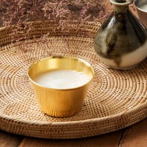 막걸리잔 사발 엘사 막사발 동동주잔 황금골드도금1p 금도금24k 올스텐304, 엘사 막걸리잔 황금골드도금1p 올스텐304