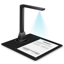 책스캔 북스캐너 북스캔 휴대용 고속 usb 책 사진 문서 카메라 스캐너 ocr 기능이있는 5 메가 픽셀 hd 카메라 led 빛 시각적 발표자, 없음