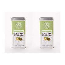 Coffee Bean & Tea Leaf The Lung Ching Dragonwell 커피빈 녹차 렁 칭 드래곤웰 그린티 20 티백 2팩, 1개