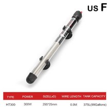 히터봉 110v220v 수족관 물고기 탱크 50w100w R9V3 용 EU 미국 조정 가능한 온도 조절기 히터 막대 잠수정 가열, [06] F, 06 F