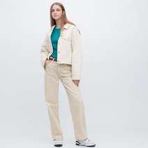 유니클로 버기 청바지 와이드 데님팬츠