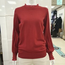블루페페 부평점 70%세일 소매볼륨핏 포인트 비스코스 블랜딩 니트 탑